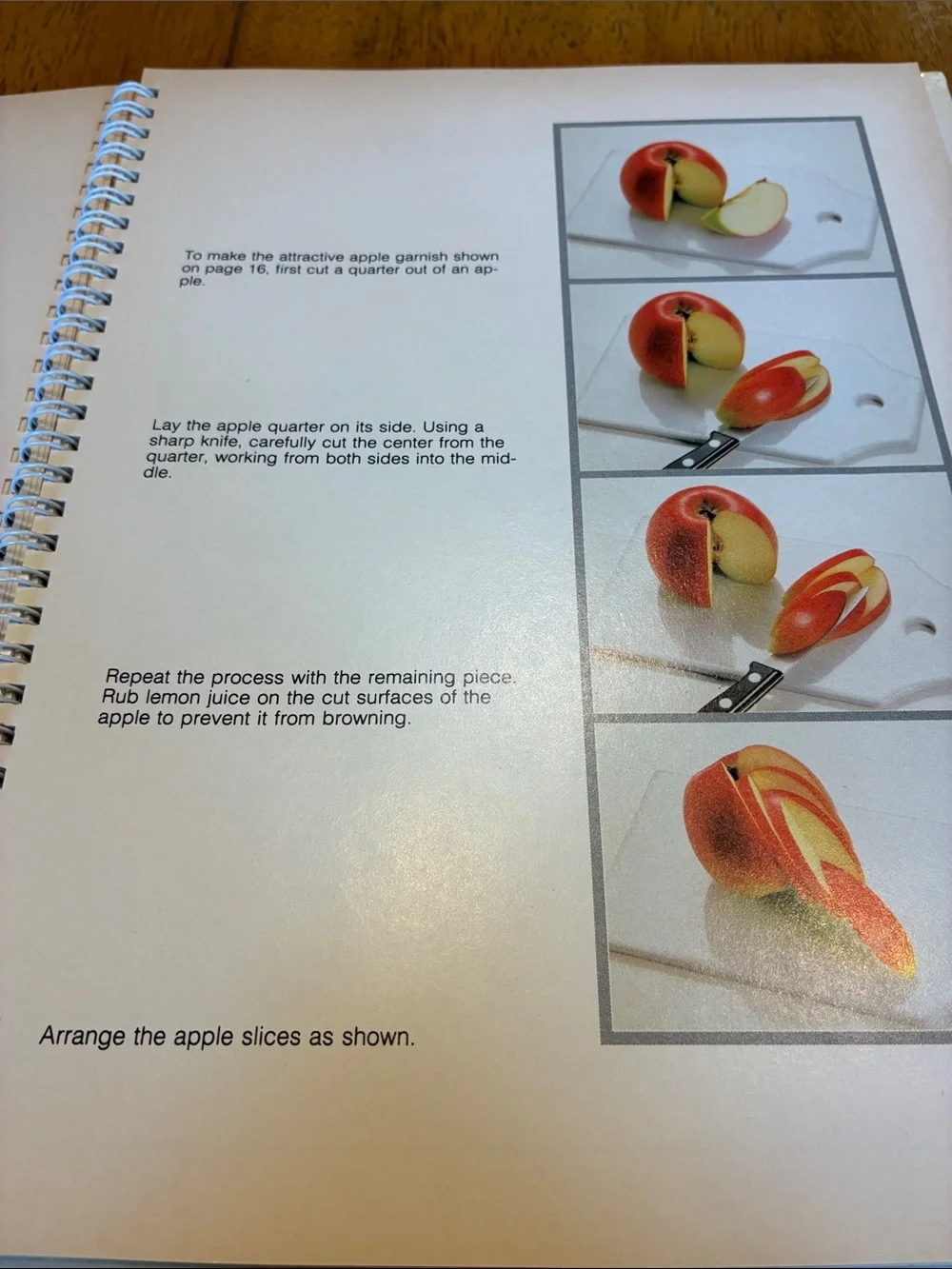 Vintage Garnishing Cookbook